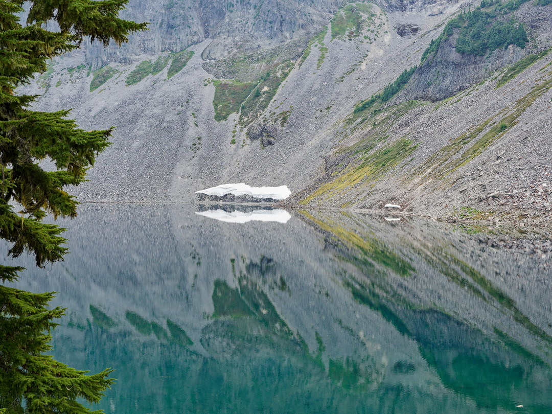 Above: Reflections in Iceberg Lake