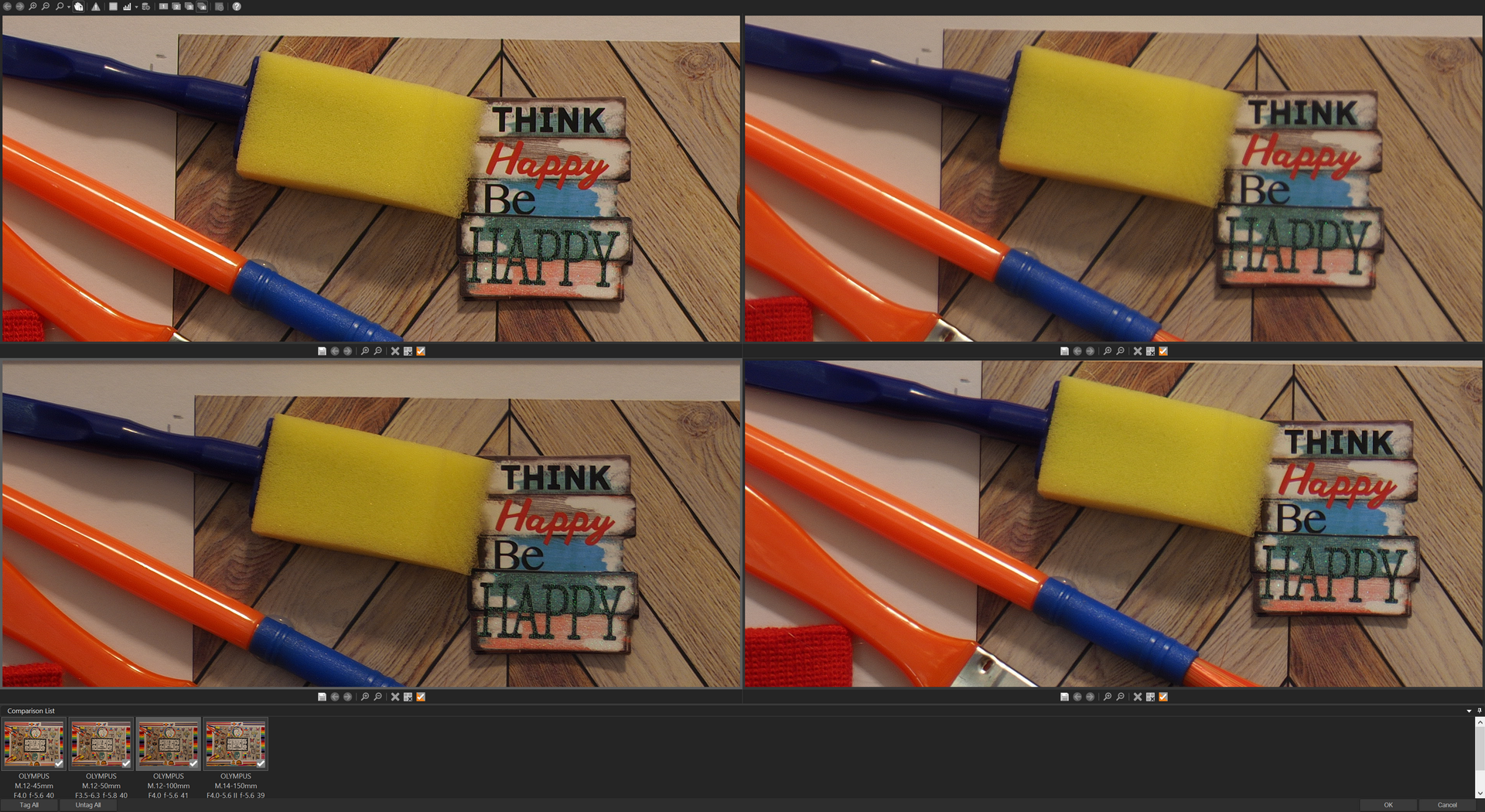 Lens Order: Oly 12-45, Oly 12-50, Oly 12-100, Oly 14-150