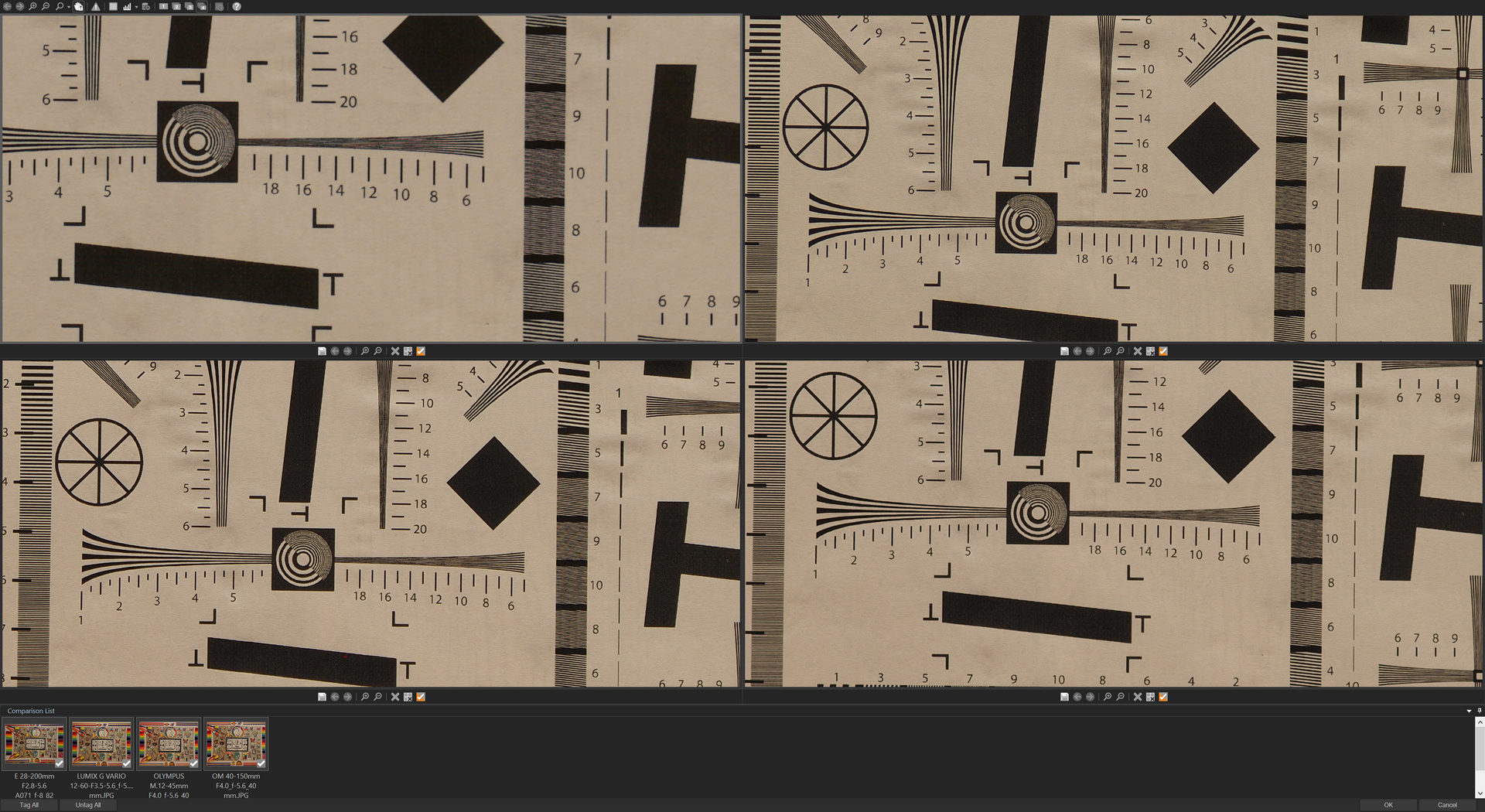 Lens Order: Tamron 28-200, Lumix 12-60, Oly 12-45, Oly 40-150