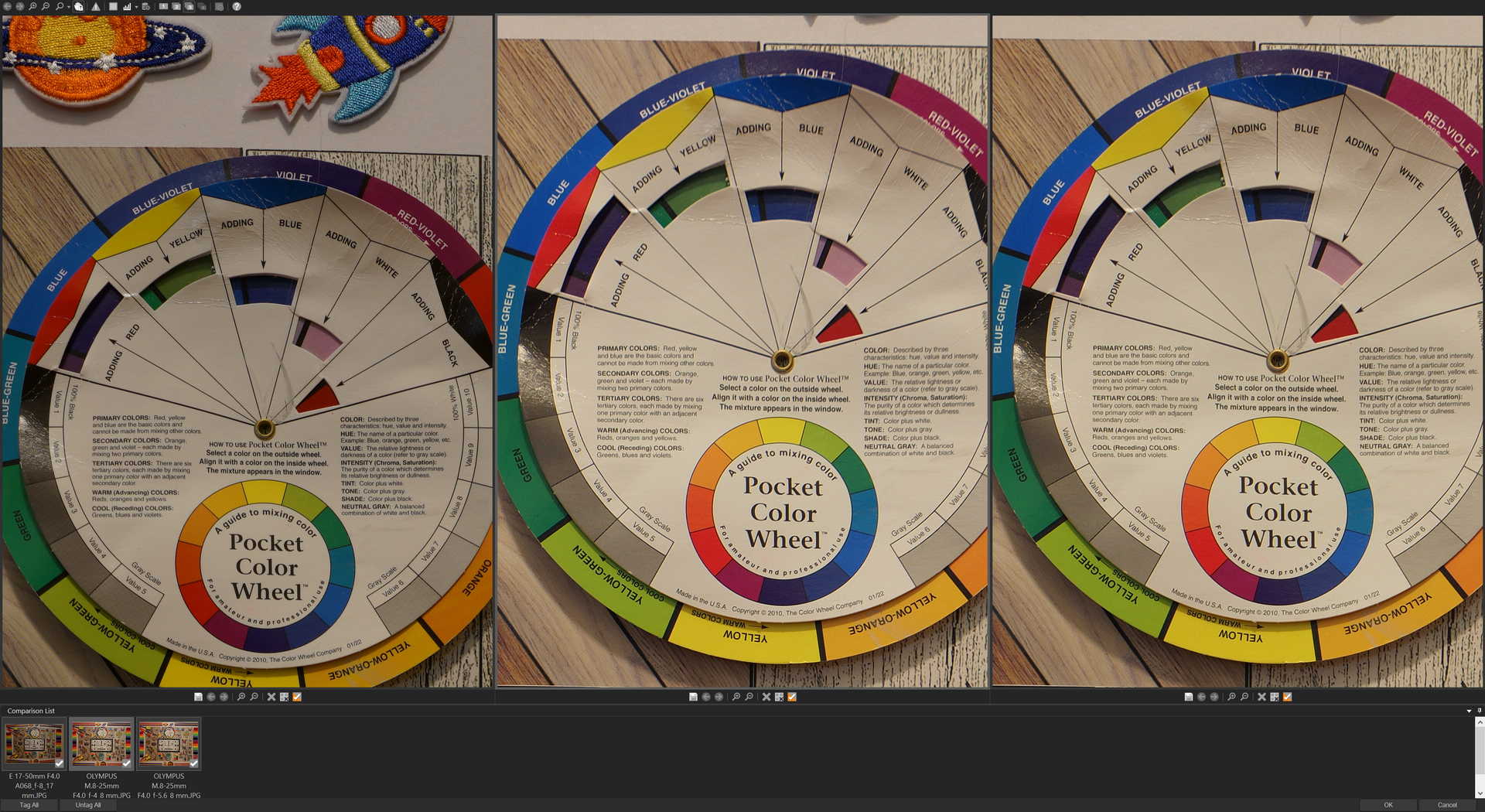 Lens Order: Tamron 17-50, Oly 8-25, Oly 8-25 f/5.6